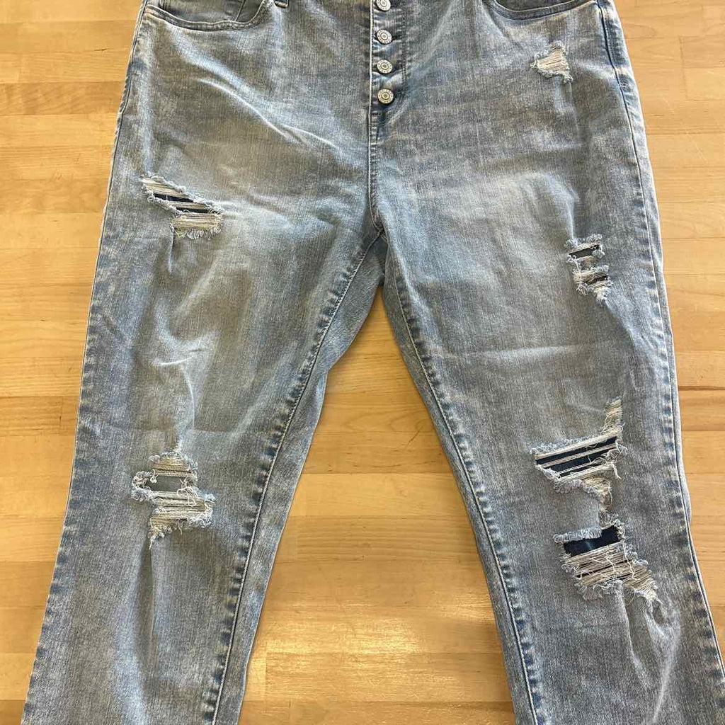 Arizona Jean Size 17 Blue Denim Preloved Jeans