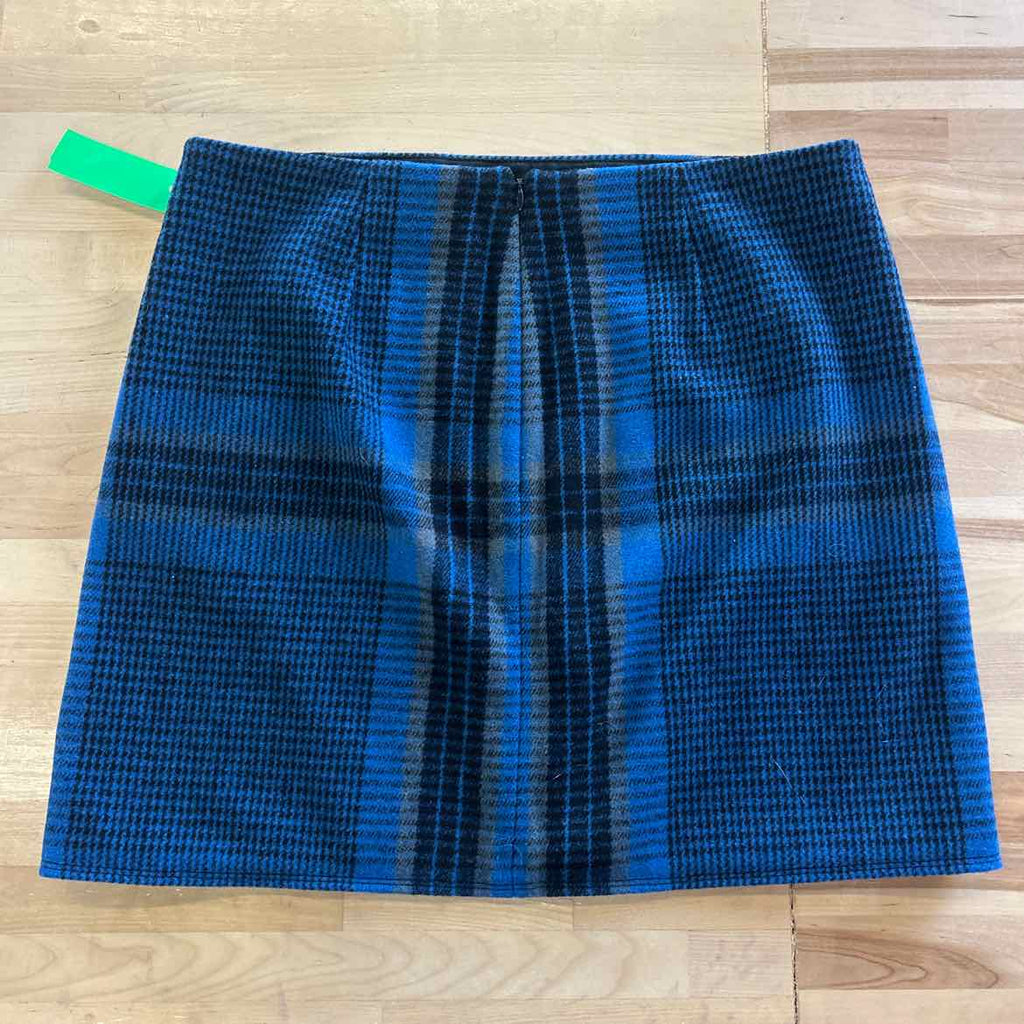 Gap Size 6 Blue Wool Blend Preloved Skirt