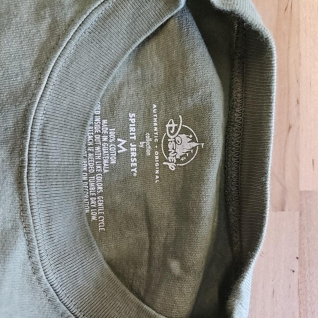 Disney Size M Green Tie Dye Spirit Jersey