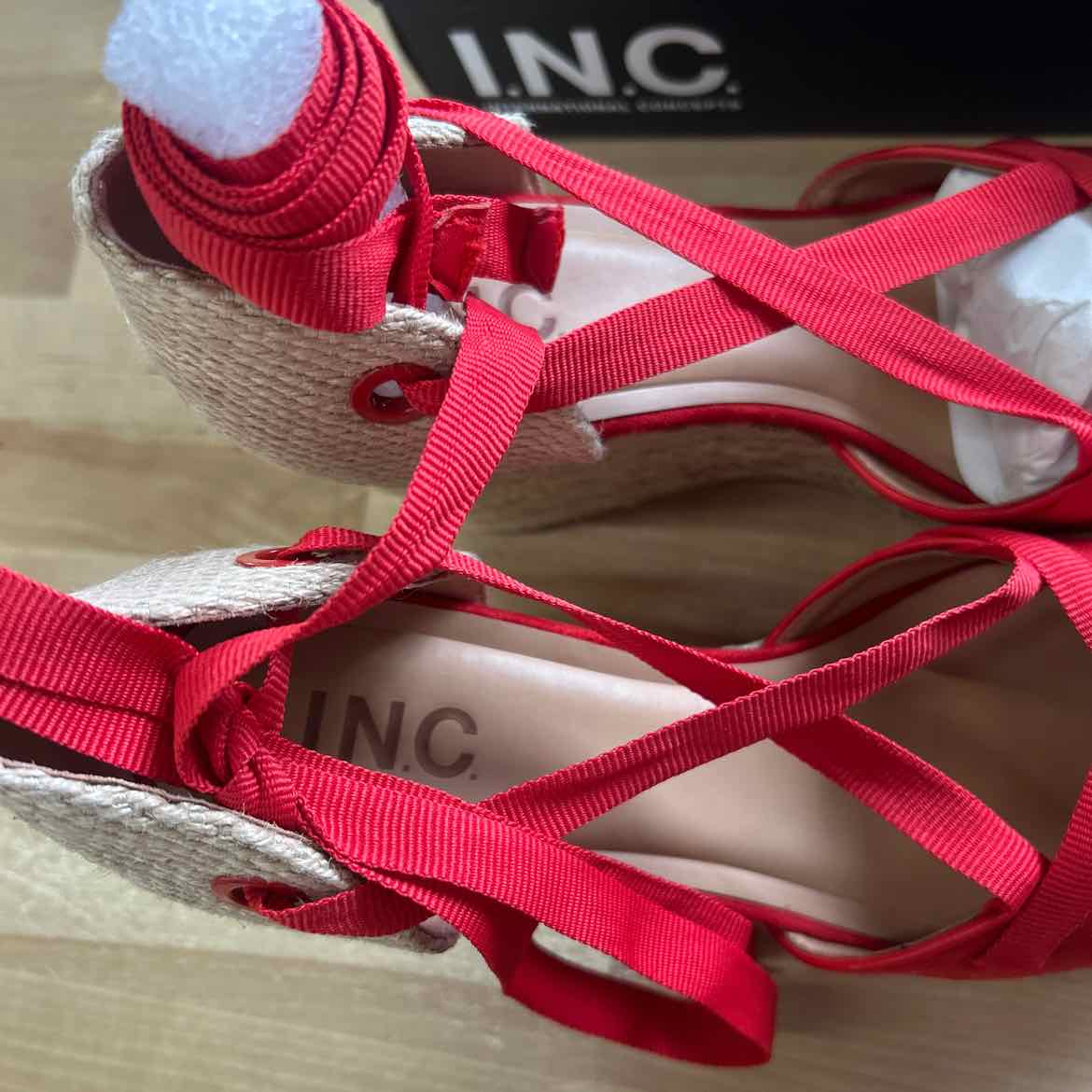 I.n.c. International Concepts Women's Merryy Espadrille Wedge Sandals - 8.5