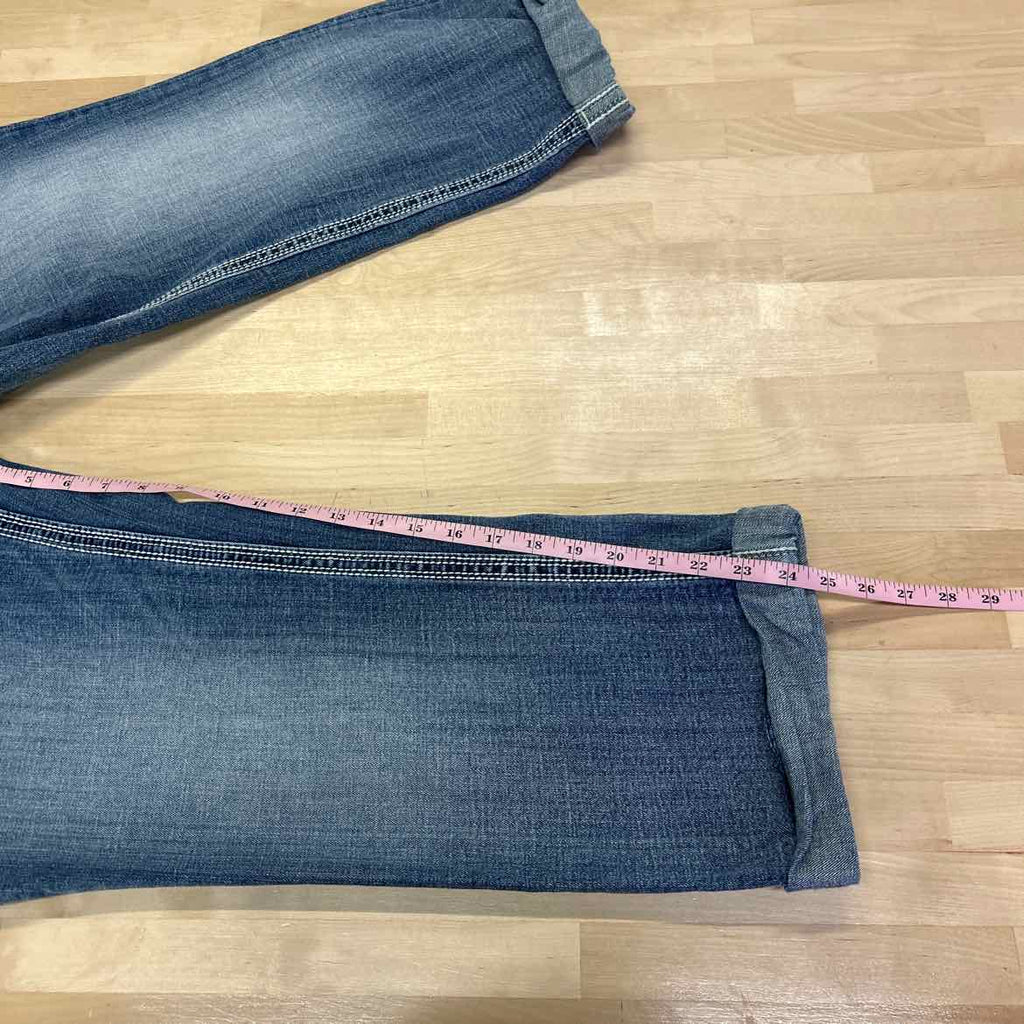 Studio 5 Size 18 Blue Denim Preloved Capris
