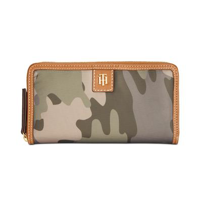 Tommy Hilfiger Julia Solid Nylon Zip Wallet