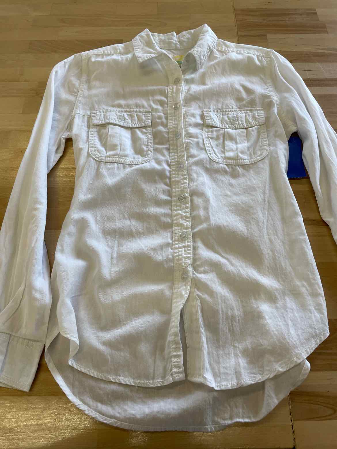 Cali 1850 Size S White Button Down Shirt