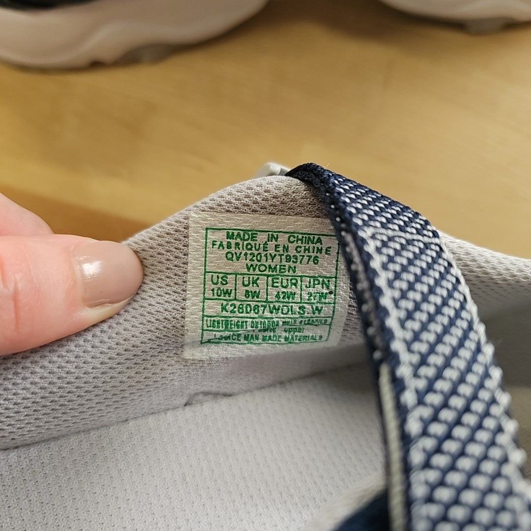 Ryka Size 10 Blue/White Preloved Maryjane