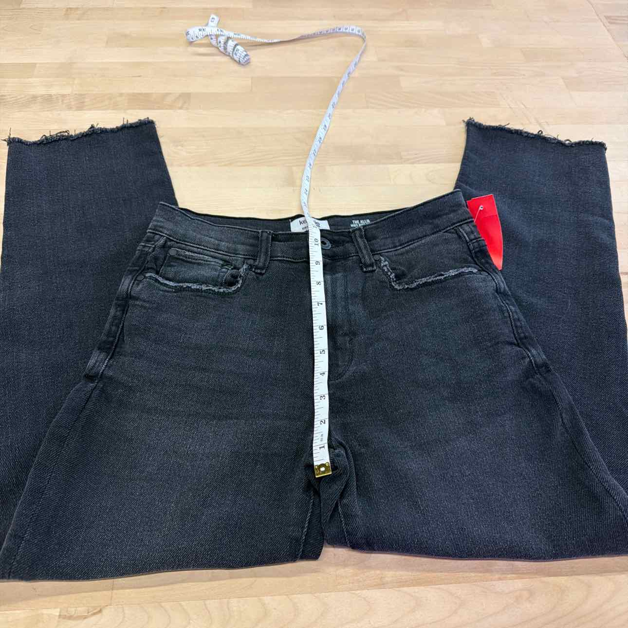 Kensie Size 27 Black Denim Preloved Jeans
