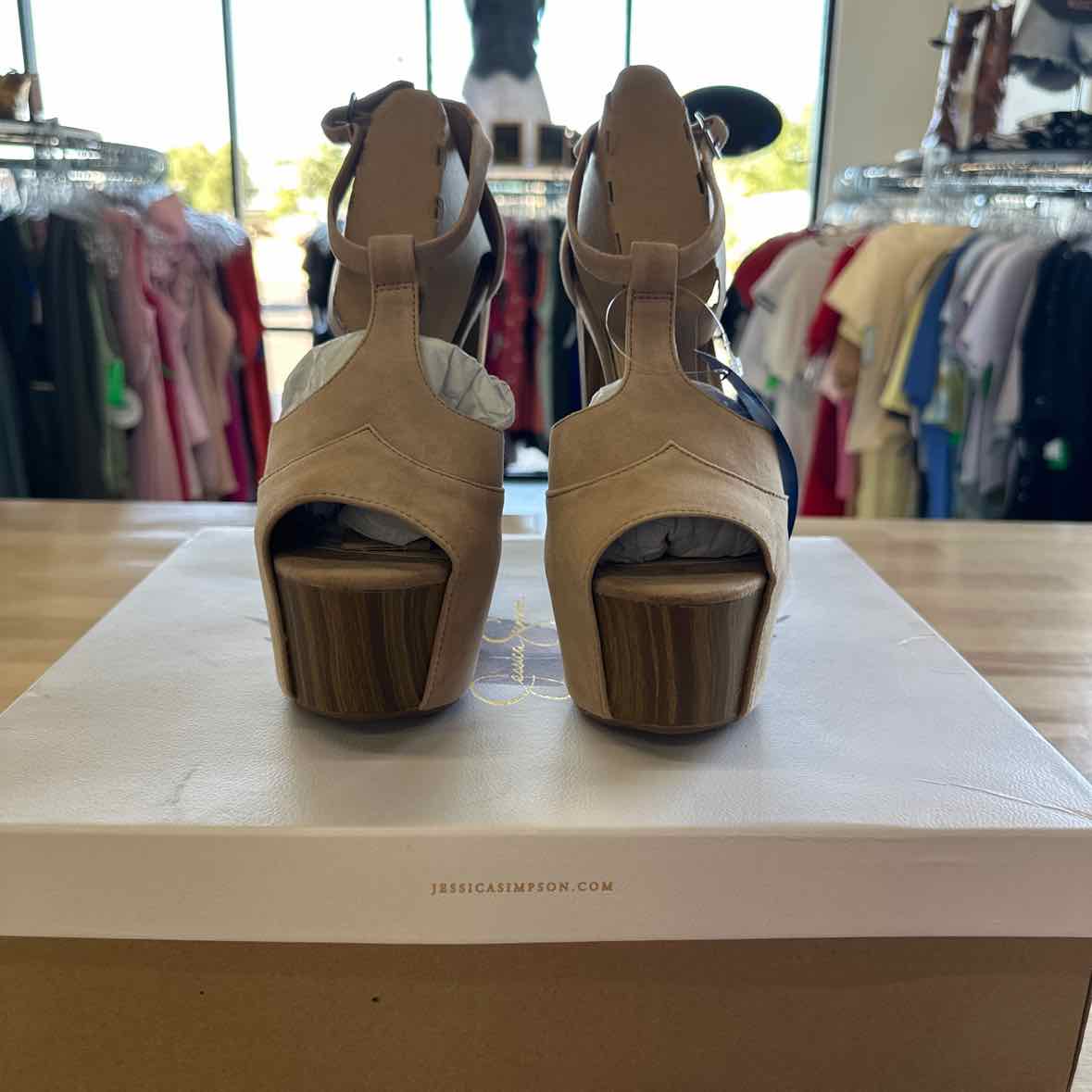 Jessica Simpson Shoe Size 8 Sand Heels