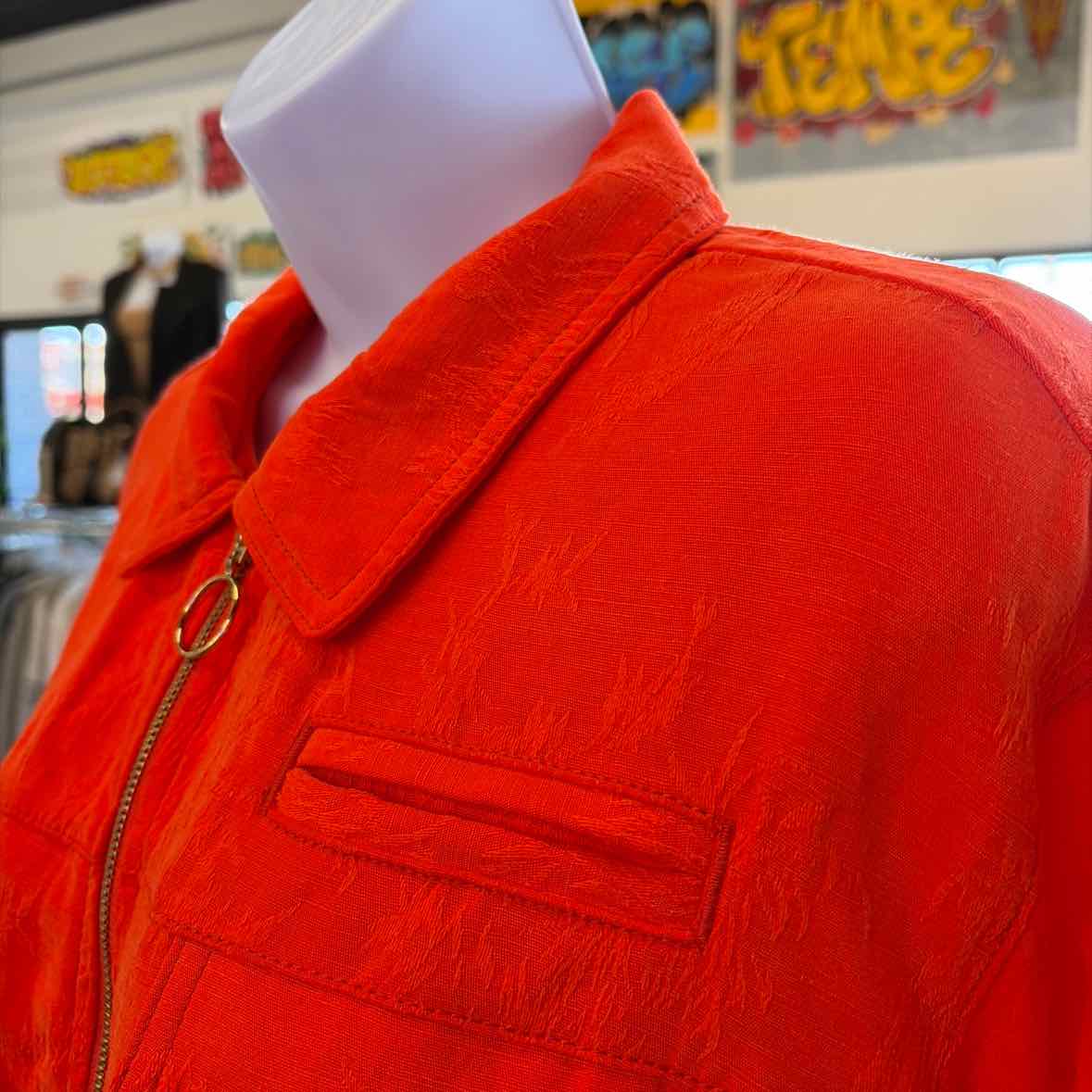 Cartonnier Size S Orange Preloved Jacket