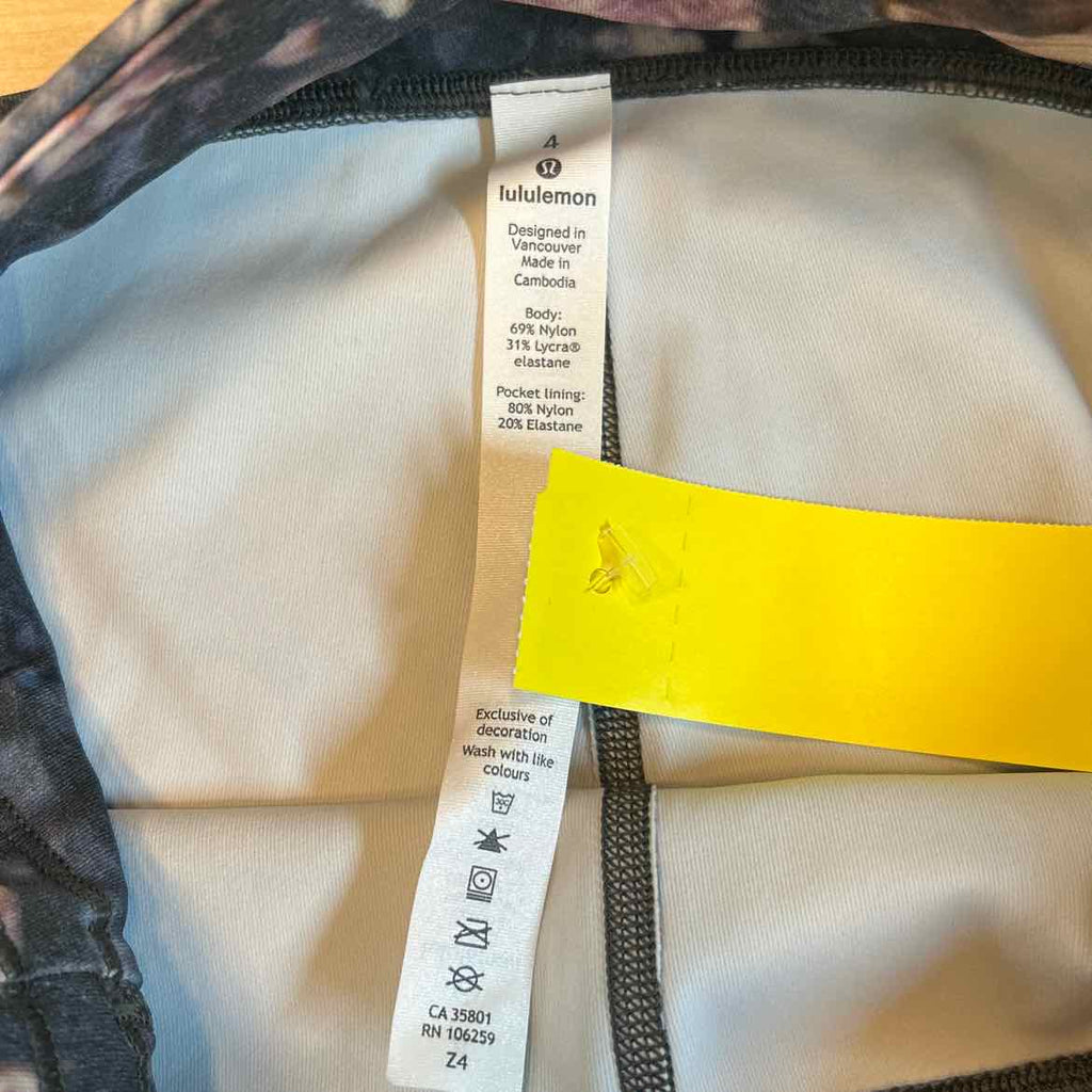 LuluLemon Size 4 Multi-Color Preloved Leggings