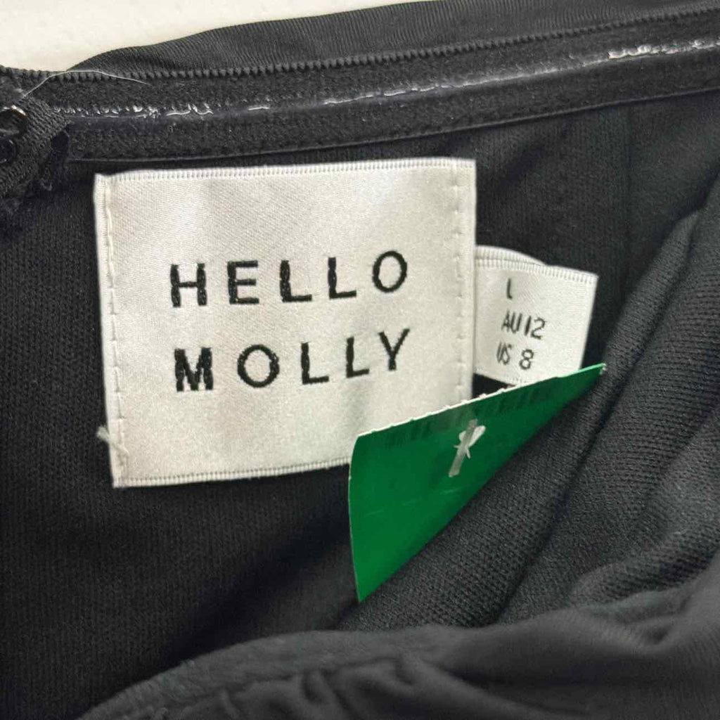 Hello Molly Size L Black Preloved Dress
