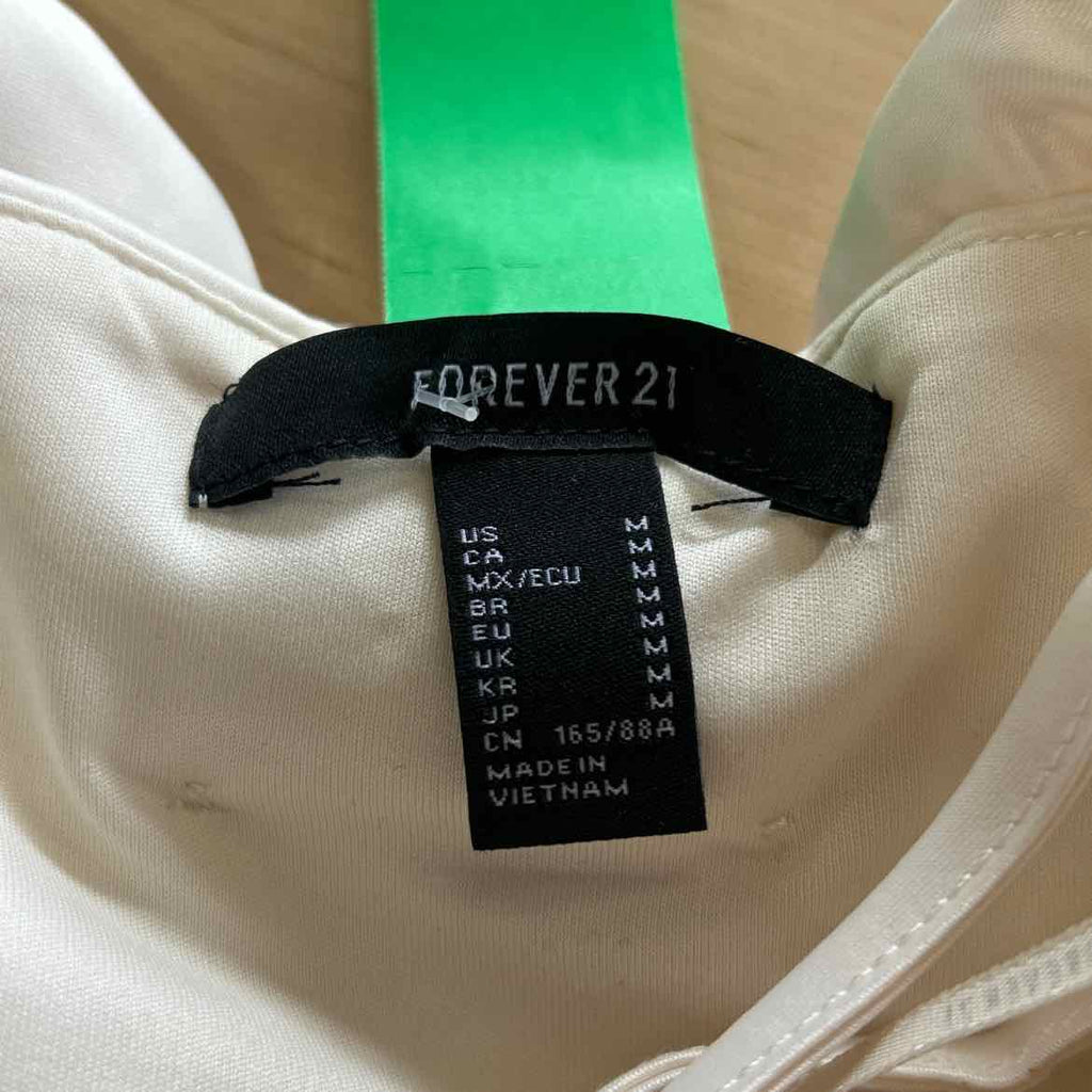 Forever 21 Size M Off White Preloved Tank