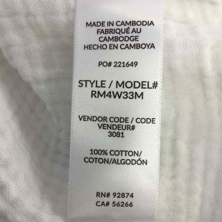 Splendid Size L White Preloved Blouse LS