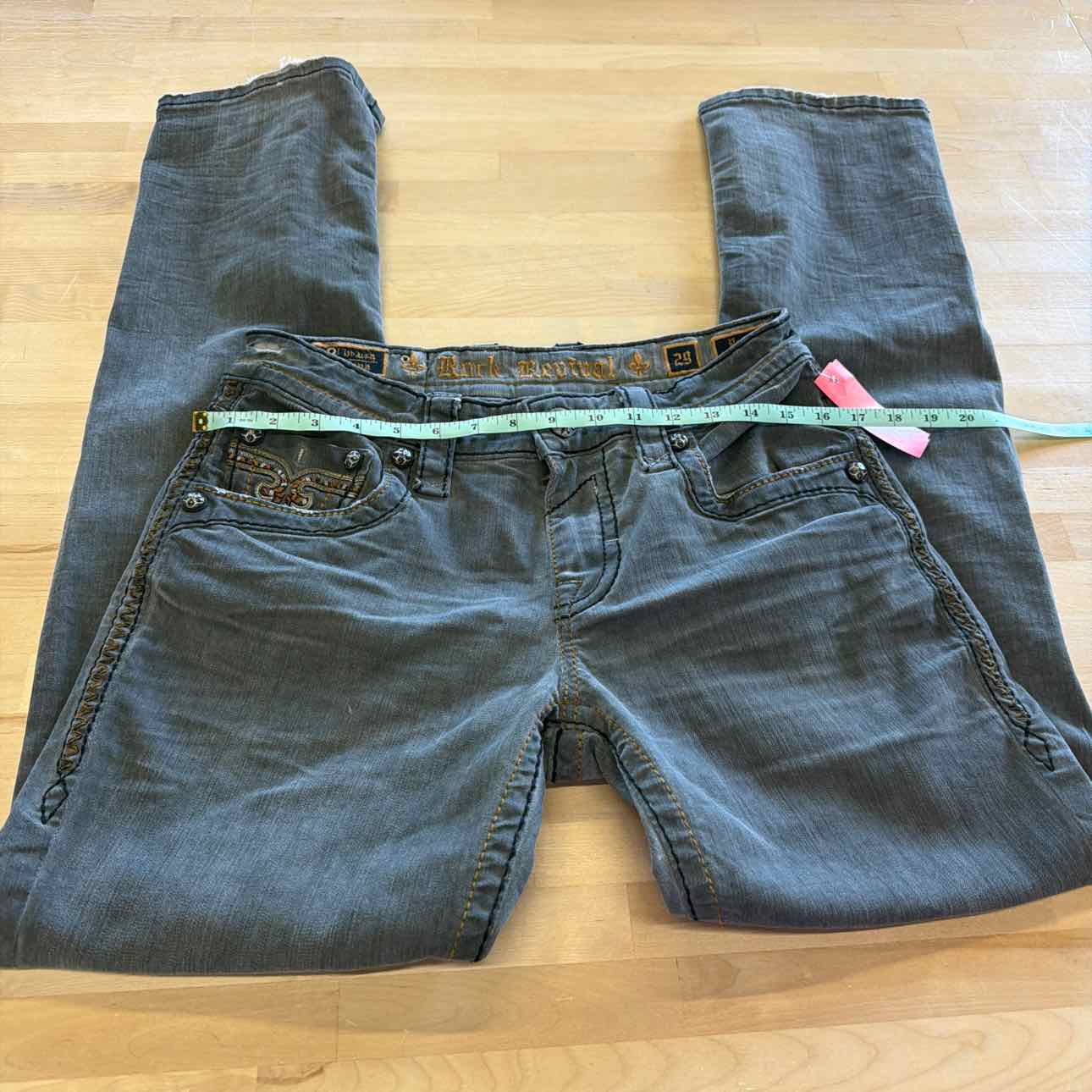 Rock Revival Size 29 Gray MENS Jeans
