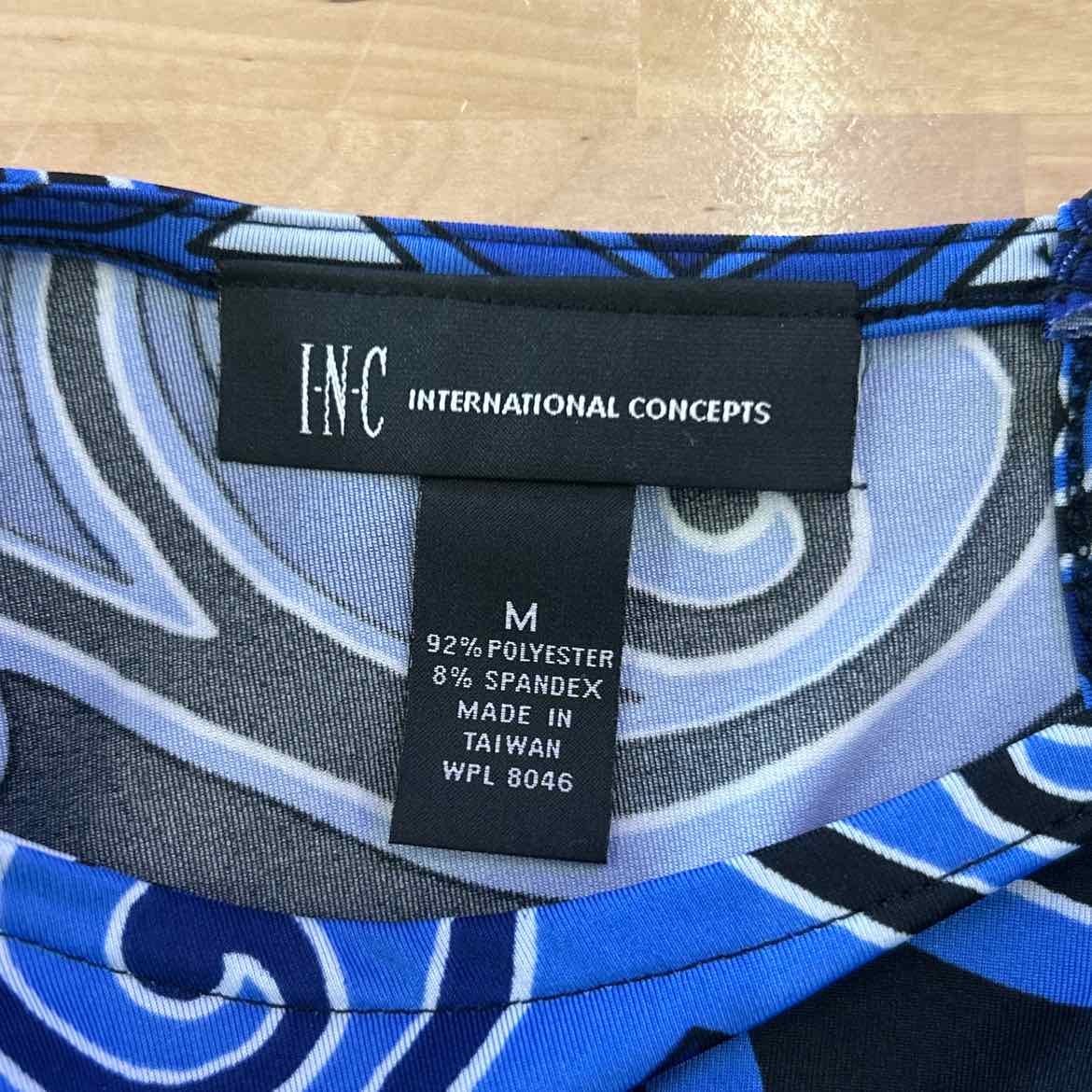 INC Size M Blue Preloved Dress