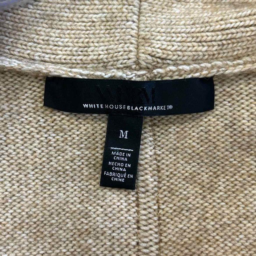 White House Black Market Size M Tan Preloved Cardigan