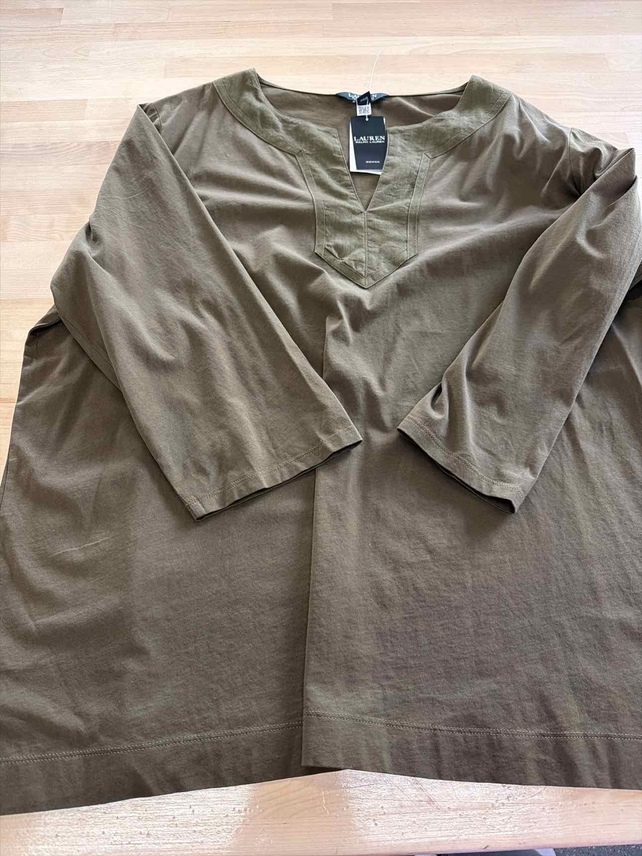 Ralph Lauren Size 3X Green Tunic