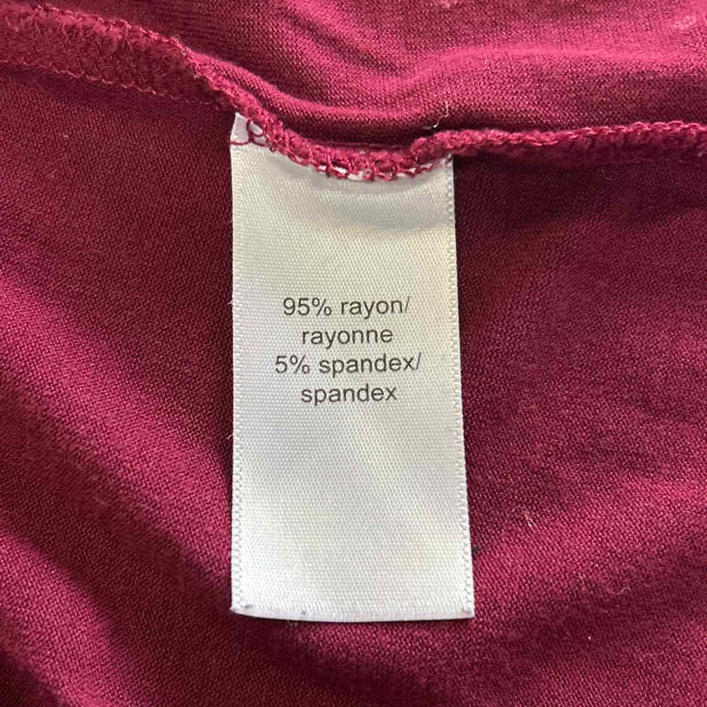 Maurices Size XXL Burgundy Preloved Tank