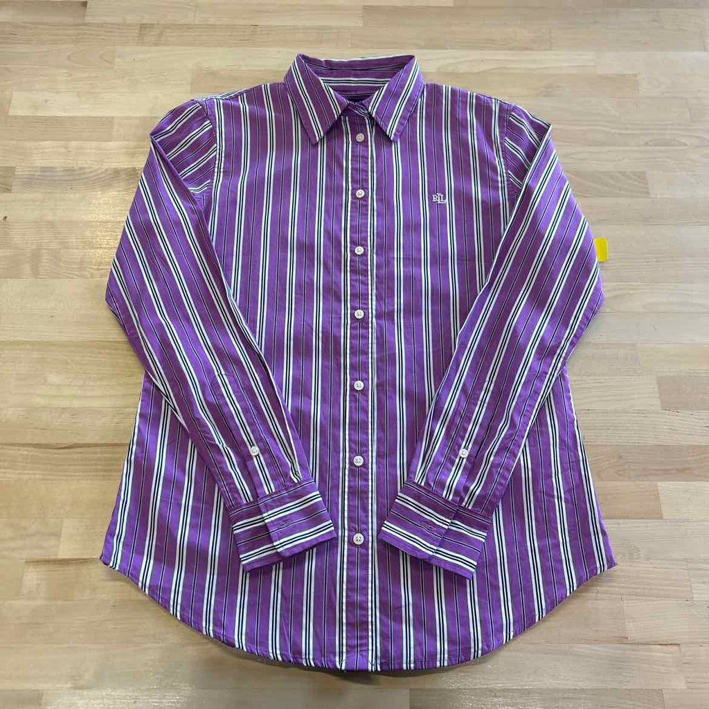 Ralph Lauren Size XS Purple Button Down Shirt