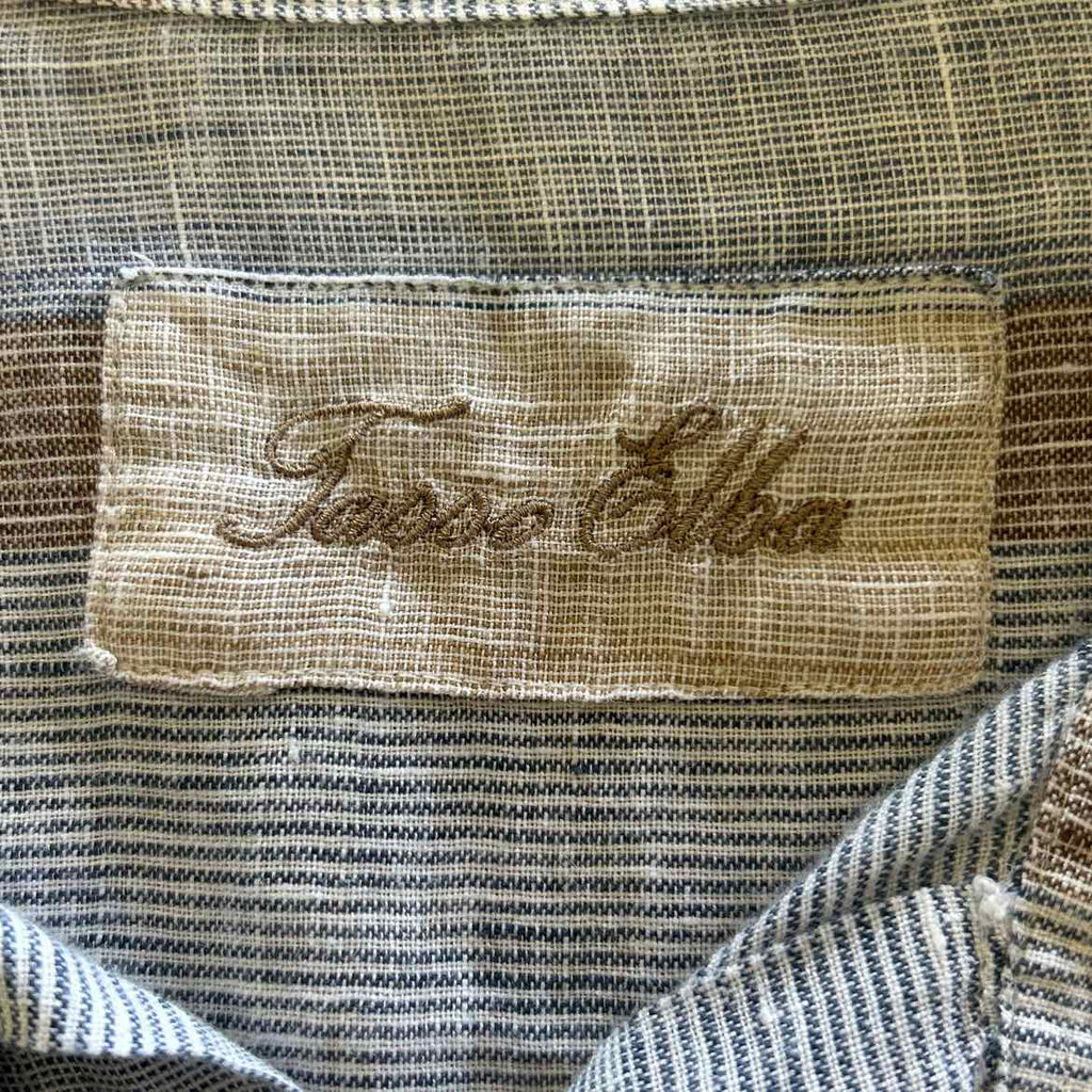 Tasso Elba Size XL Blue Preloved MENS Button Down Shirt