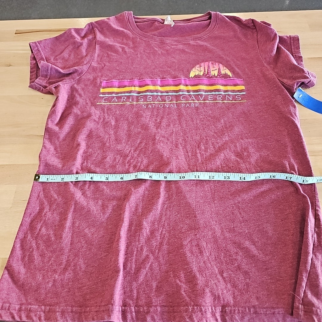 LAT Size L Pink Carlsbad Caverns  T-shirt