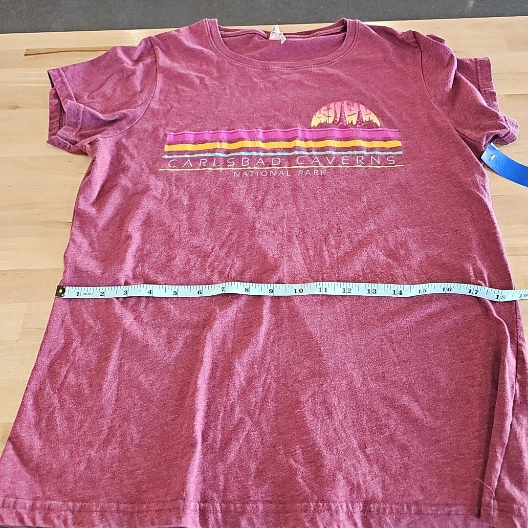 LAT Size L Pink Carlsbad Caverns  T-shirt