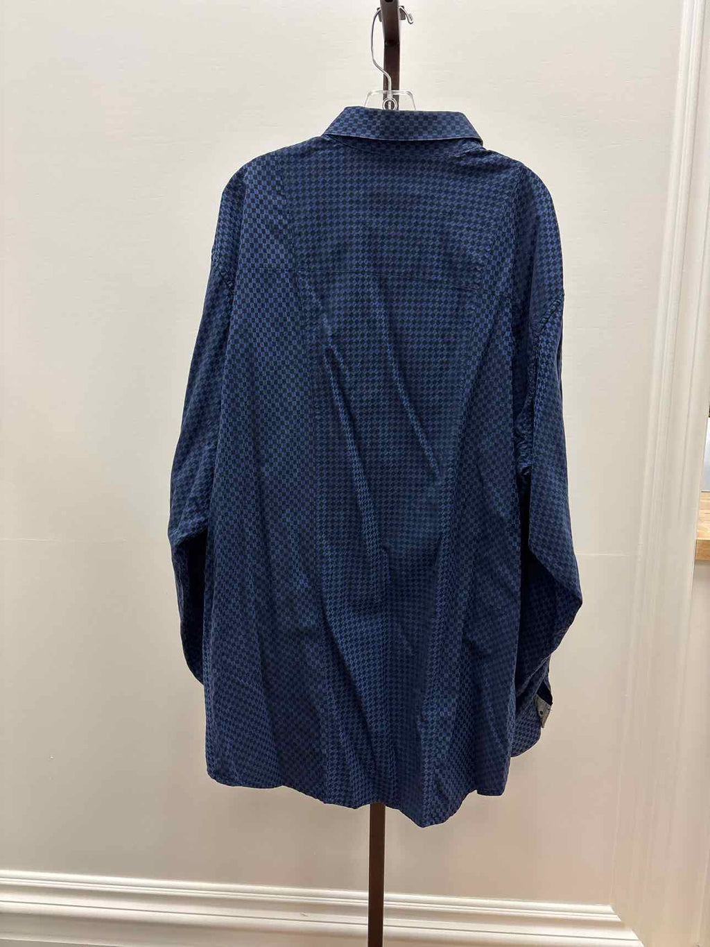 Robert Graham Size XXL Navy Preloved MENS Button Down Shirt