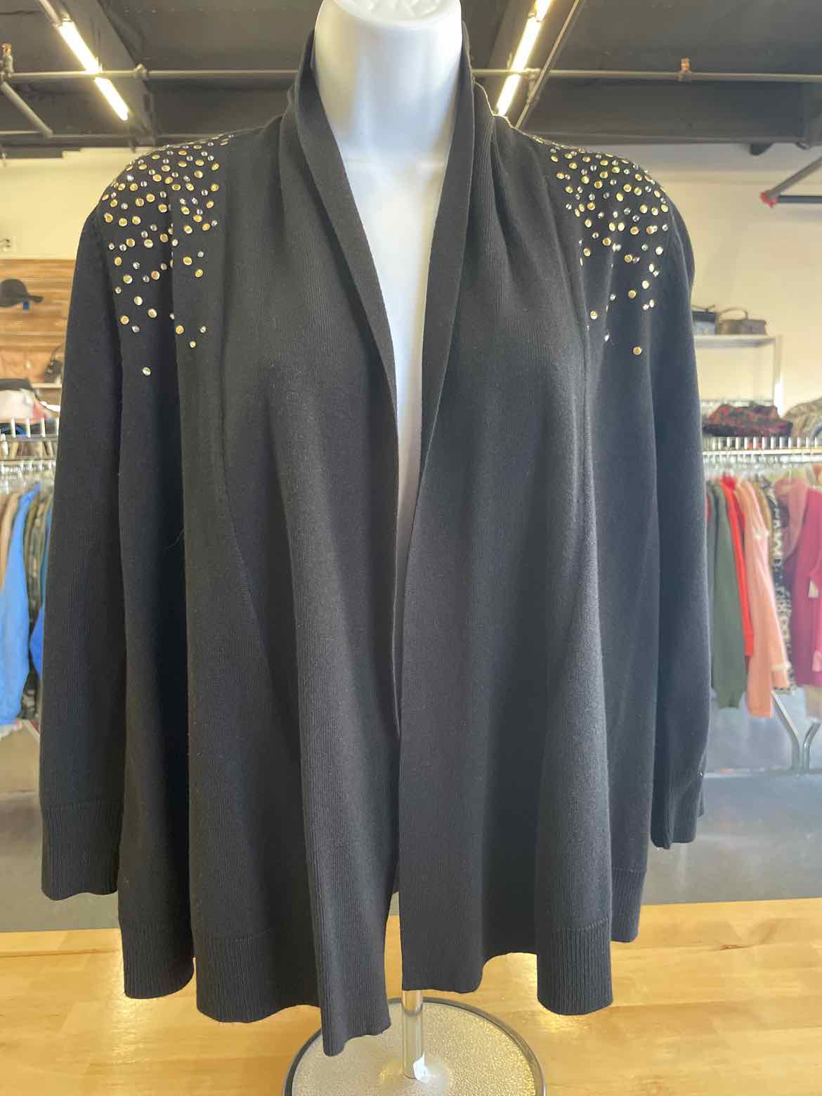Ruby Rd Size M Black Duster