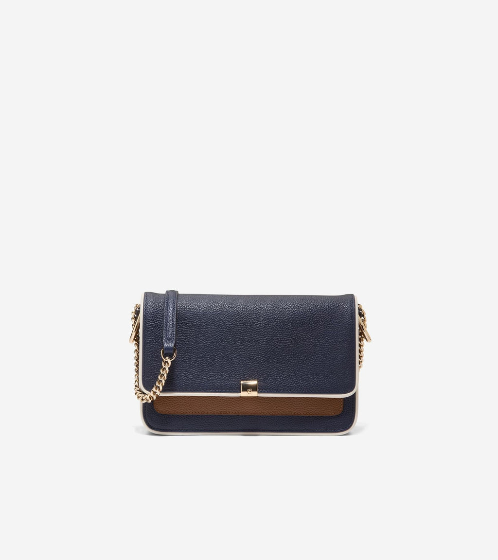 Cole Haan Women's Daniella Chain Shoulder Bag - Medium Blue