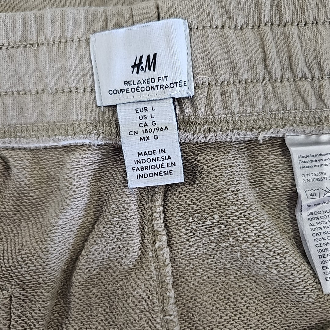 H&M Men's Size L Beige MENS Shorts