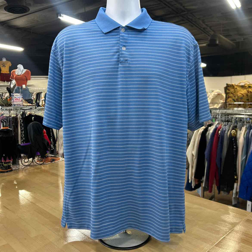 Nike Size L Blue Preloved MENS Polo
