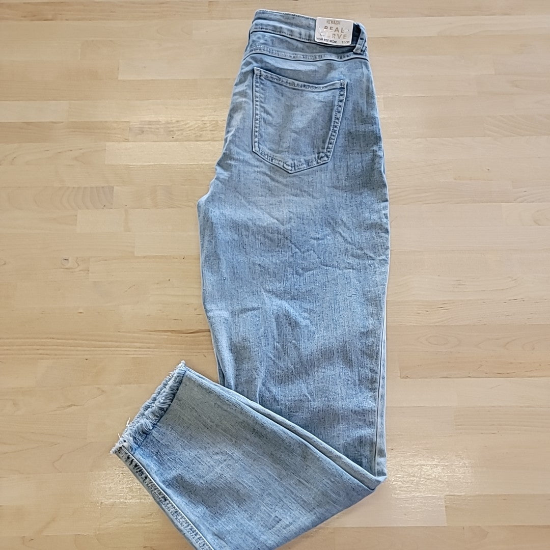 Rewash Size 14 Blue the Mom Jean Real Curve NWT