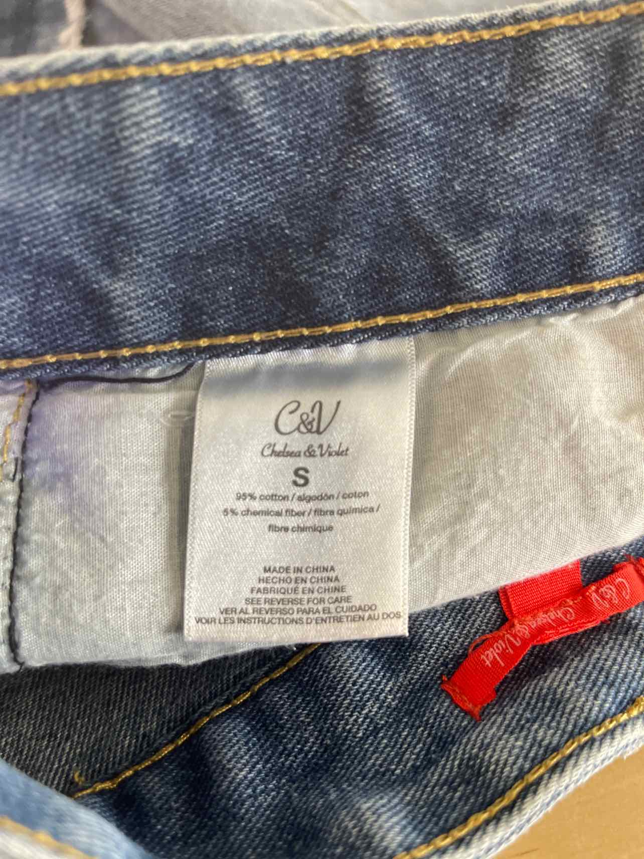 Chelsea & Violet Size S Denim Preloved Skirt