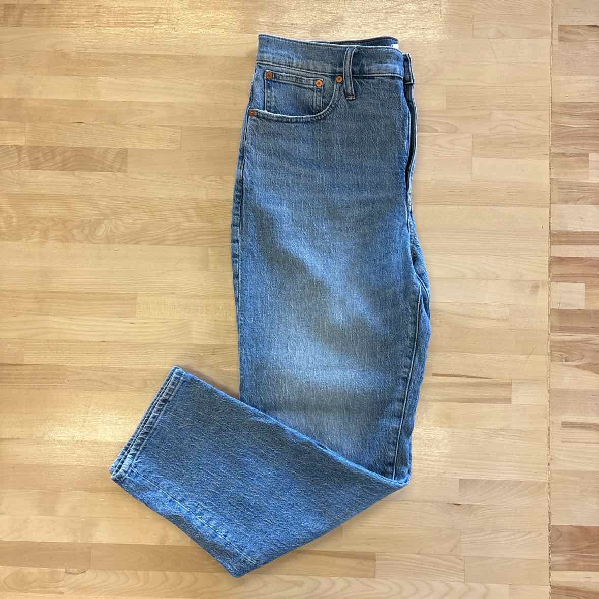 Madewell Size 12/31 Medium BlueWash Relaxed fit Jeans