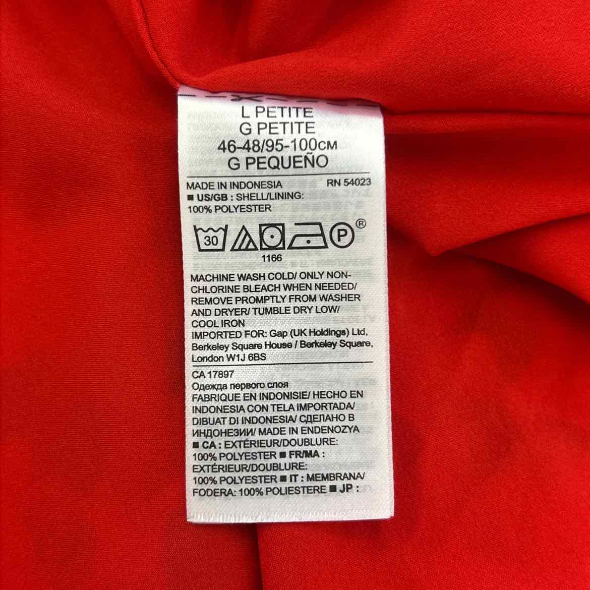 Banana Republic Size L Red Preloved Dress