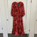 Maison Tara Size 14 Orange Flannel Preloved Dress