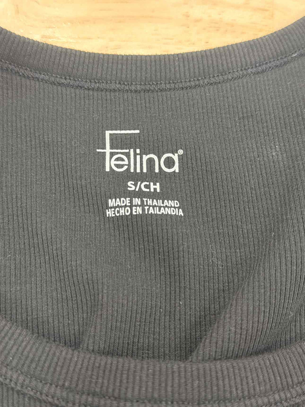 Felina Size S Black Tank