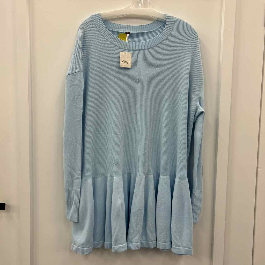 Free People Size M Blue Sweater
