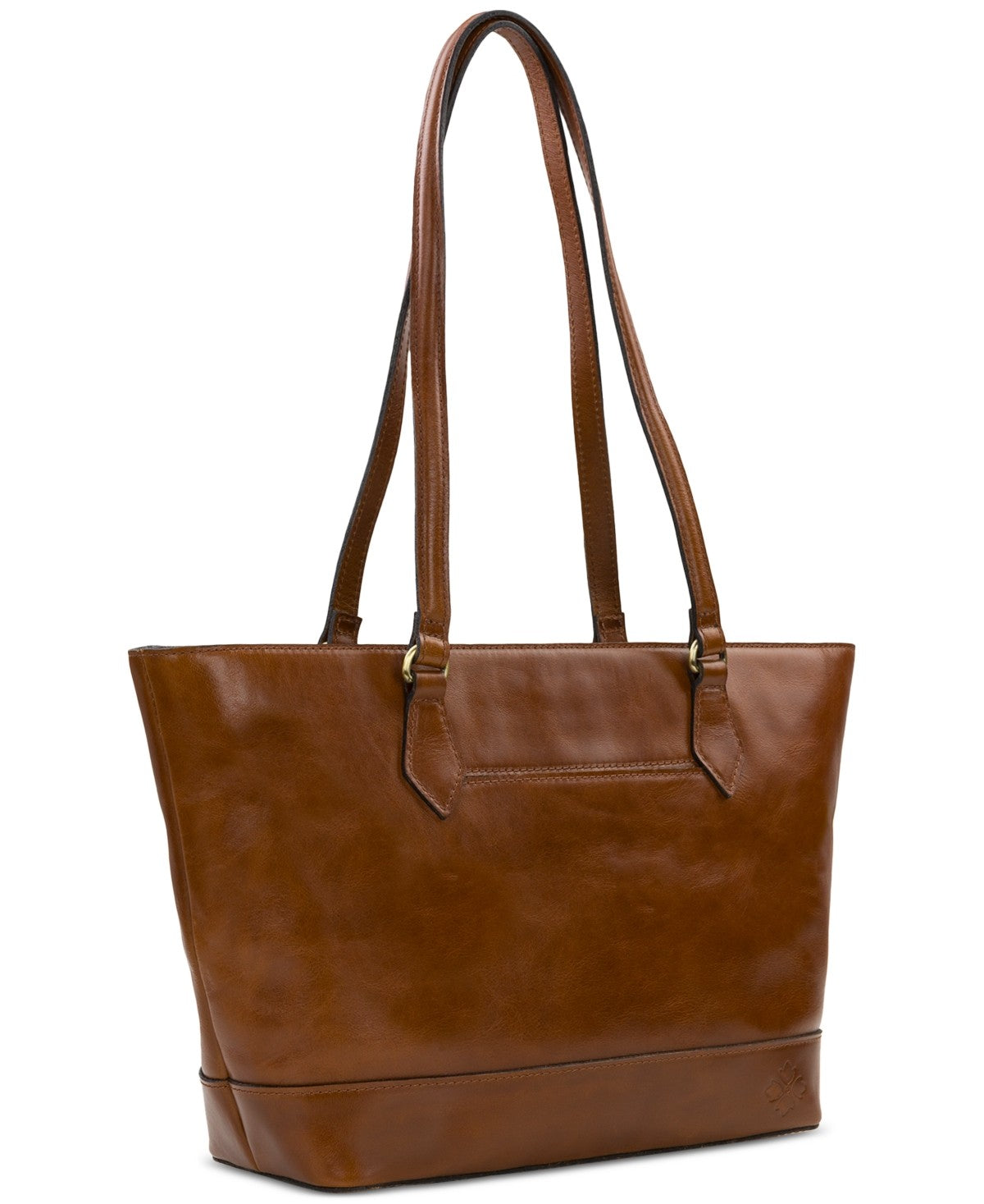 Patricia Nash Meka Extra Large Leather Tote Cognac NWT