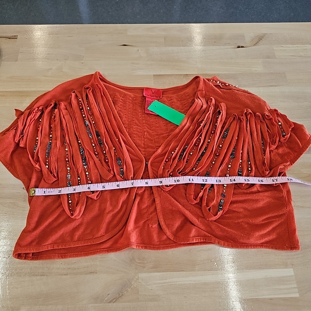 Cristina Size XL Orange Duster