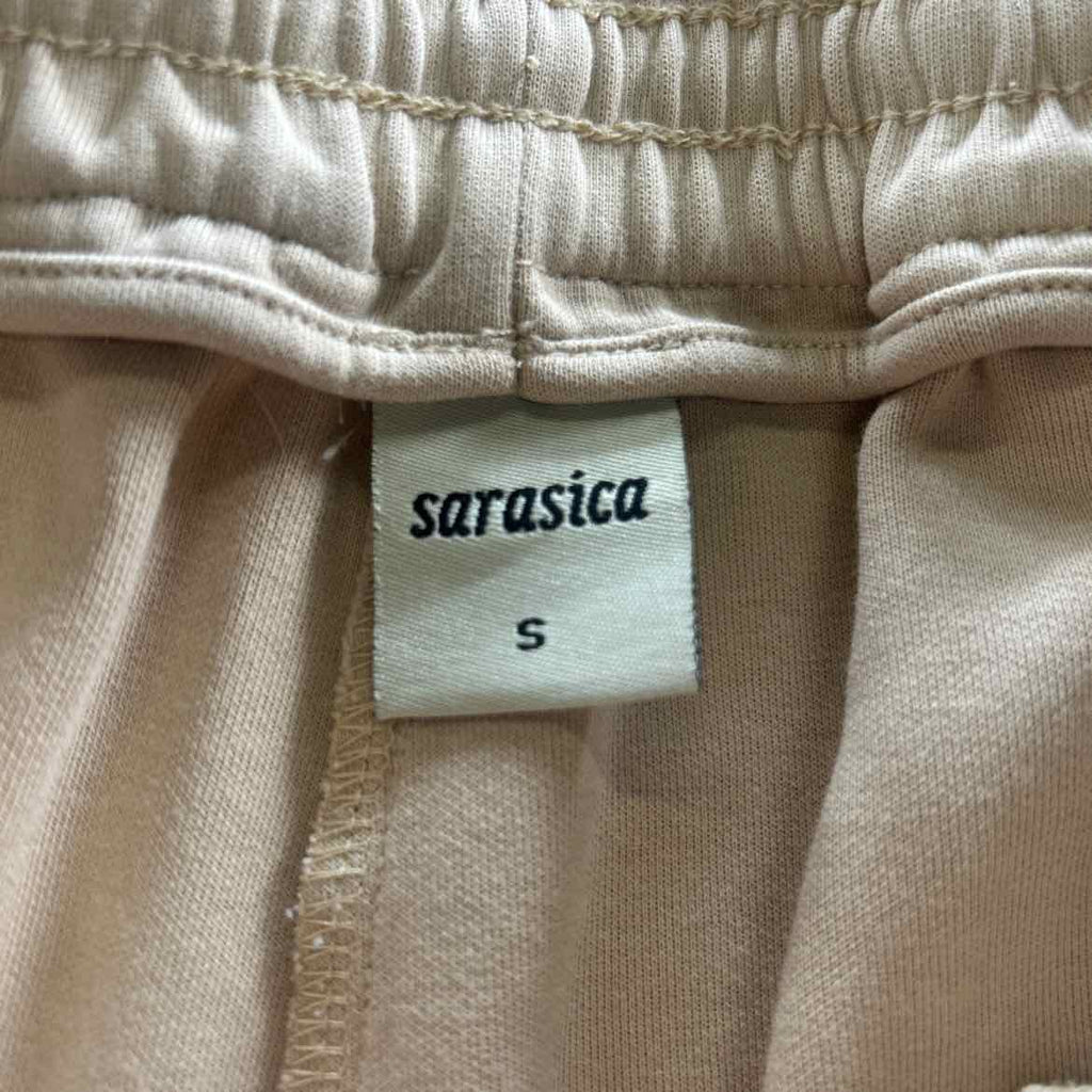 Sarasica Size S Tan Sweatpants