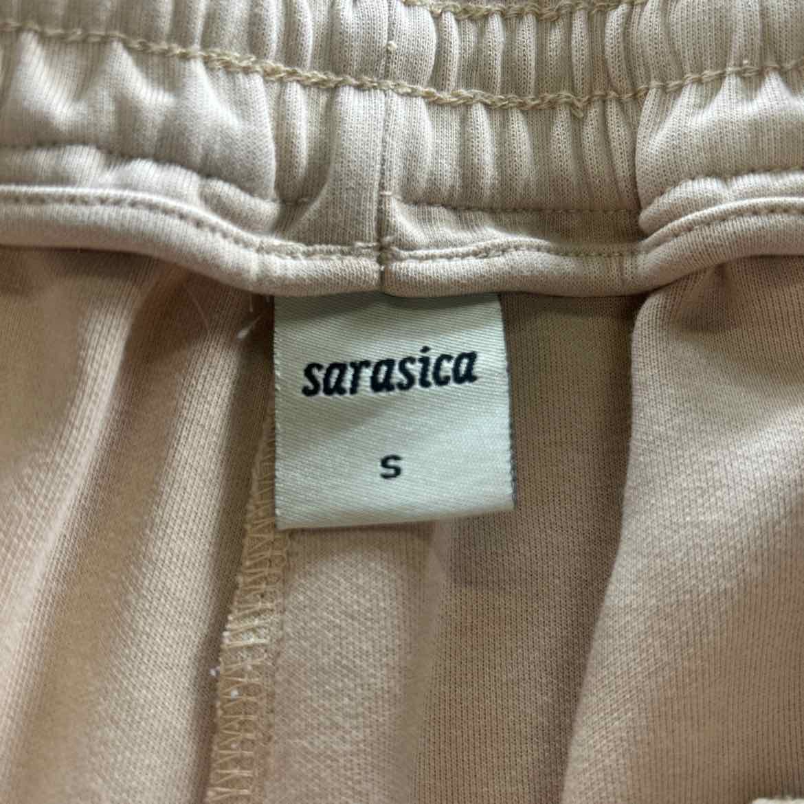 Sarasica Size S Tan Sweatpants