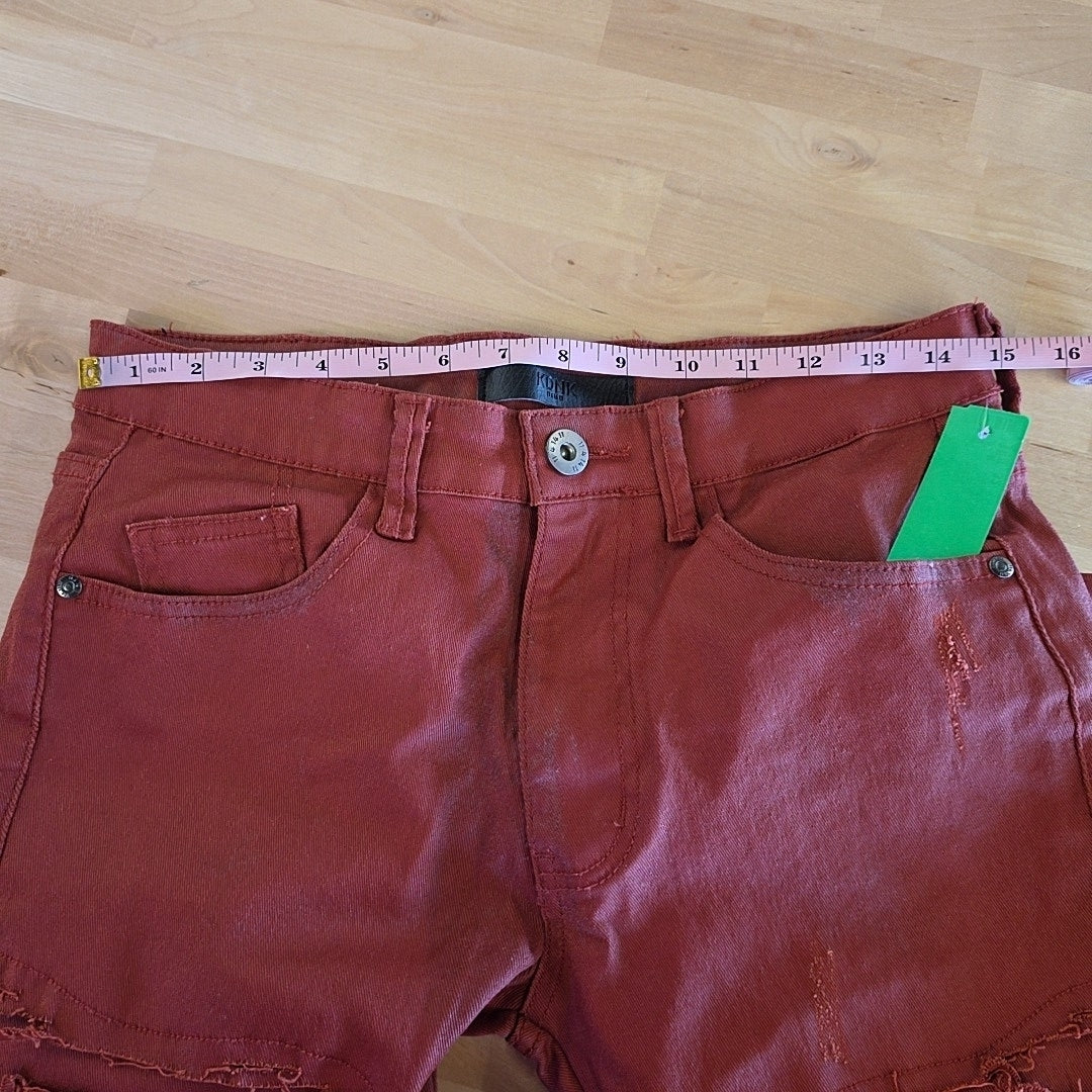 KDNK Size 32 Red MENS Jeans