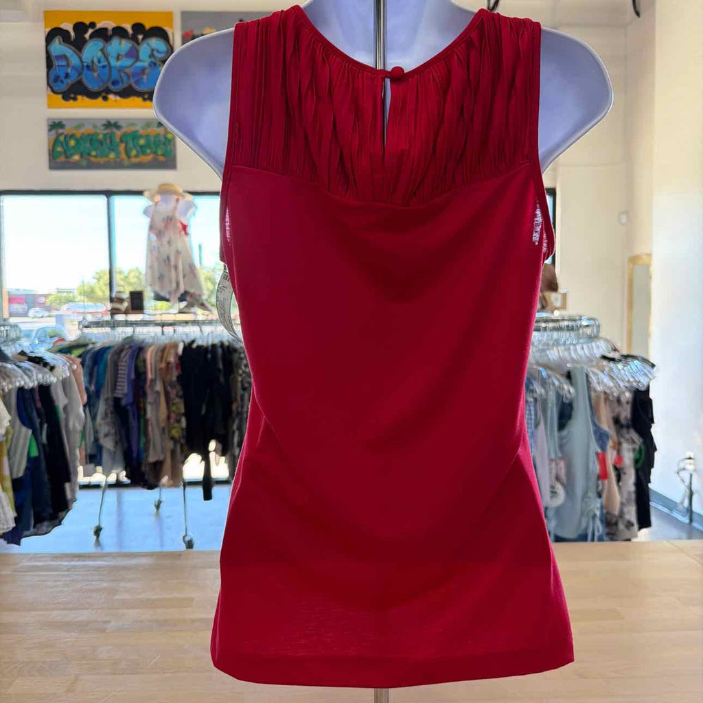 Banana Republic Size XS Red Preloved Sleeveless