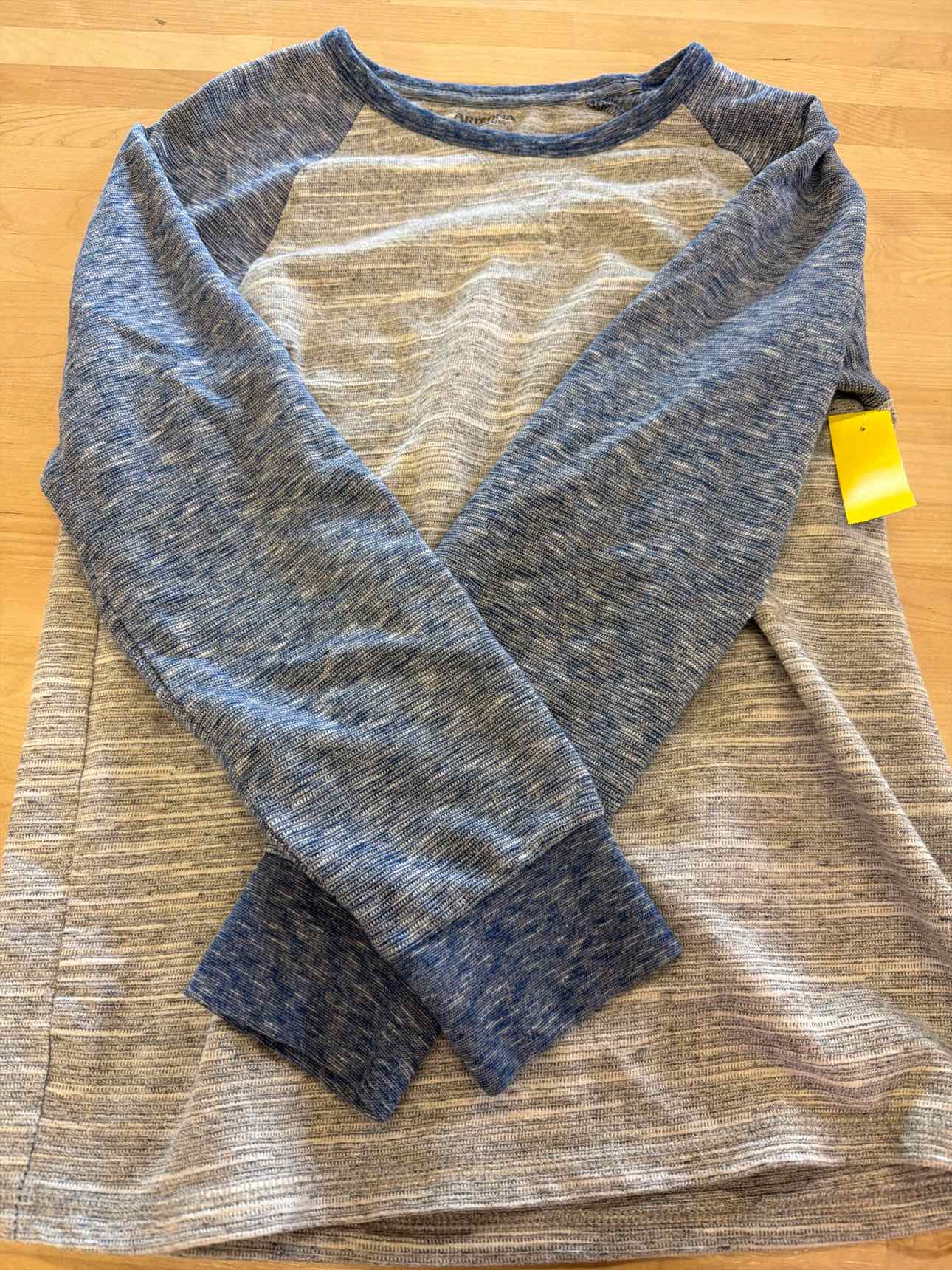 Arizona Jean Size M Gray MENS Long Sleeve Shirt