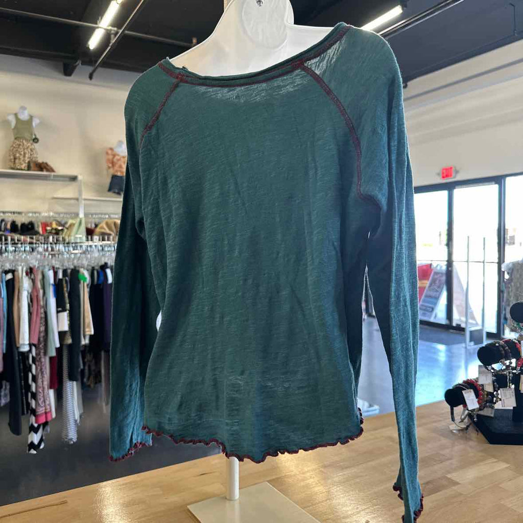 Natural Life Size M Green Long Sleeve