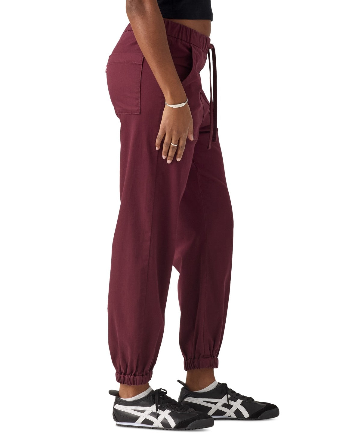Levi's Women's Mid-Rise Essential Joggers - Merlot