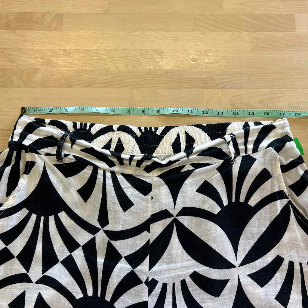 Rachel Zoe Size XL Black White Preloved Pants