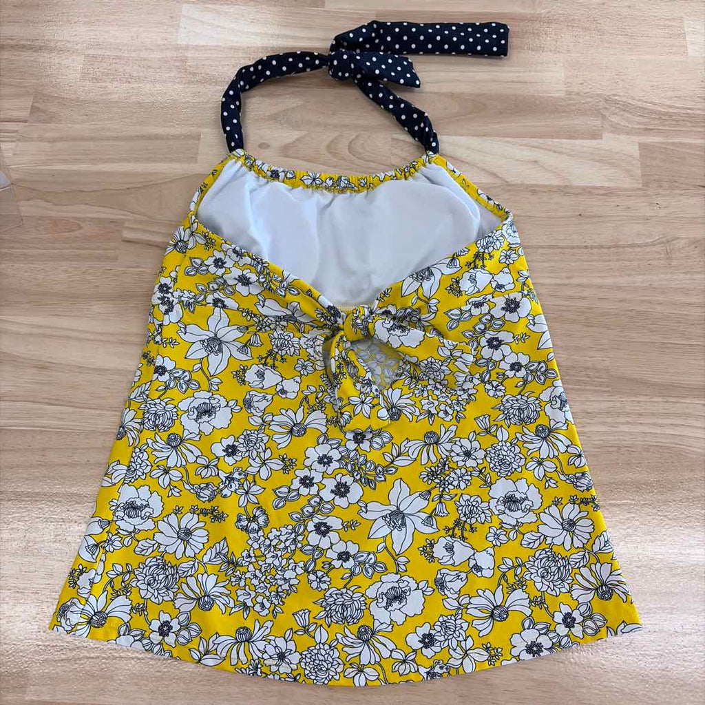 beach house Size 6 Yellow Blue Swimsuit Bottom/Top