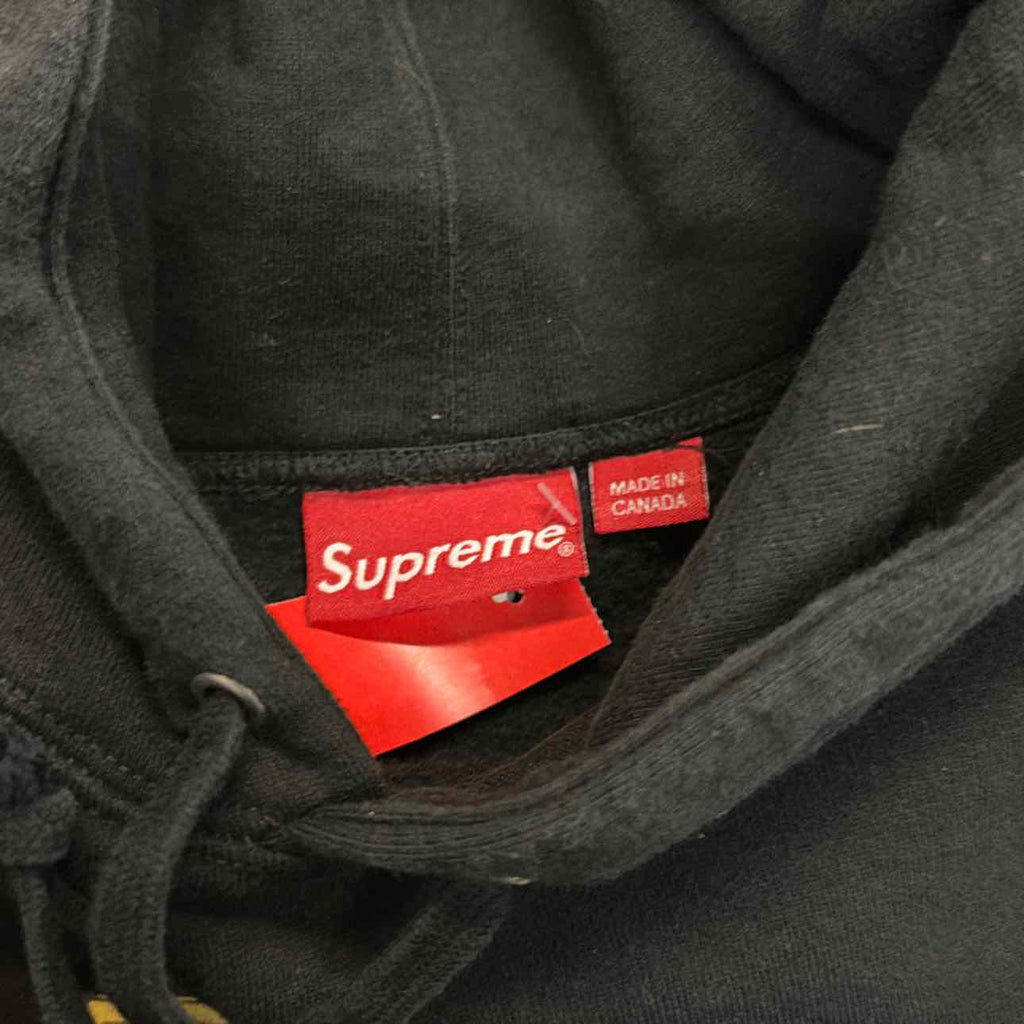Supreme Size L Black Bling Box Hoodie