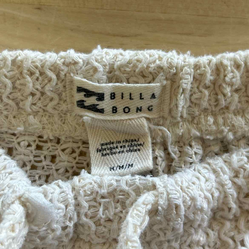 billabong Size M Cream Preloved Pants