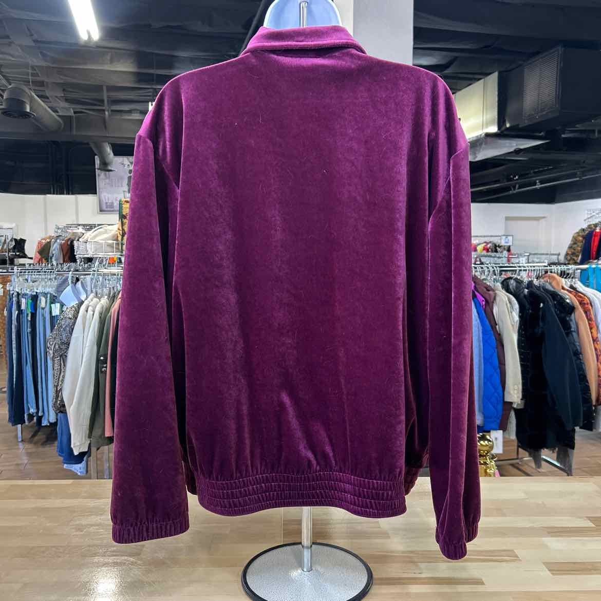 Teddi Size PM Purple Velvet Preloved Sweater